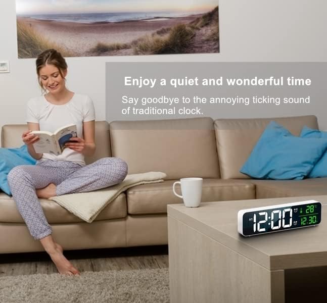 Digital Clock, Clock for Bedroom, Clocks for Living Room Decor, Desk Table Clock - Image 5