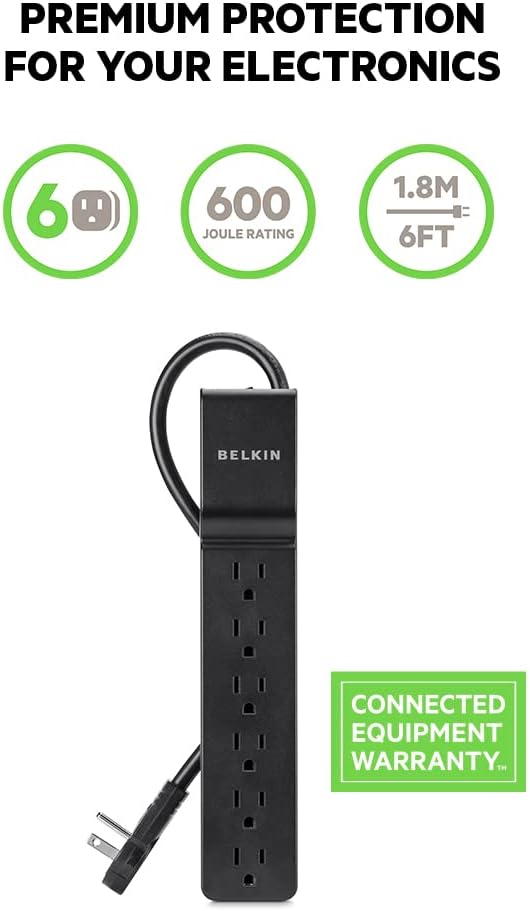 Belkin Power Strip Surge Protector - Image 2