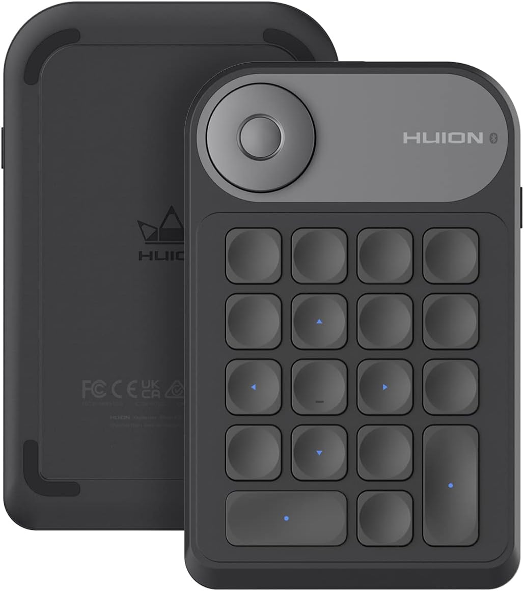 HUION Keydial Mini Bluetooth Programmable Keypad