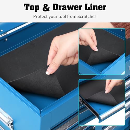 winado 24" portable tool box, 5 drawer tool, package contents