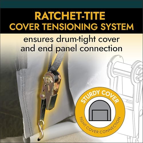 shelterlogic replacement cover kit only no frame-10x10x8 peak, view 9