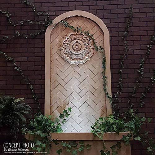 23 1/2"OD x 3 1/2"ID x 2 1/8"P Vaduz Ceiling Medallion (Fits Canopies up to 3 1/2")