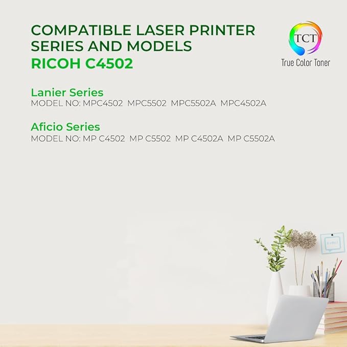 TCT C4502 Cyan Toner Cartridge - Image 2