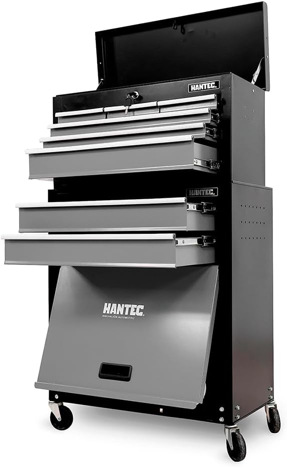 hantec 9 drawer rolling tool chest, high capacity shown in use