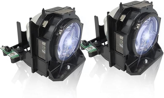 A+ Quality 2PCS ET-LAD60W Replacement Projector Lamp Bulbs Compatible by SORNEICDRIsProfession