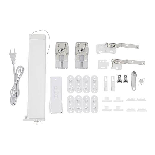 Smart Curtain Motor with Remote, Compatible with Alexa & Google Home App Control by Unknown