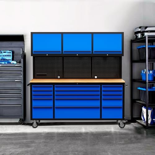 chetto c 72-inch tool chest with wheel lock, front angle view