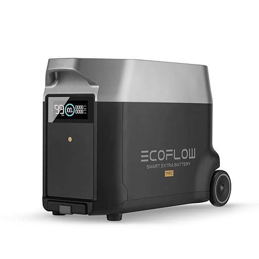 EF ECOFLOW DELTA Pro Extra Battery 3600Wh, 2.7H to Full Charge, Battery Backup by EFECOFLOW