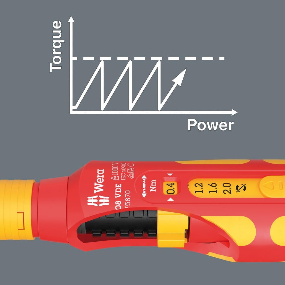 Wera 05075870001 7508 VDE Kraftform Safe-Torque Speed Torque screwdriver
