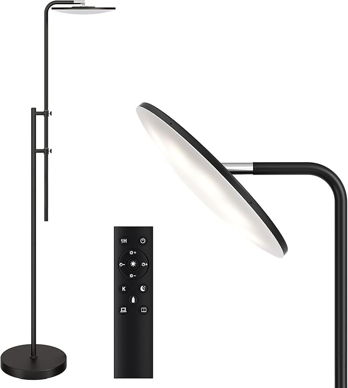 SUNMORY 32W/3000LM Floor Lamps, Super Bright LED Standing Lamp by SUNMORY