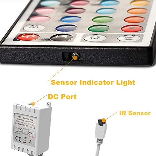 DAYBETTER Led Lights 2 Ports 44 Key Remote Control, Dimmer - Image 4