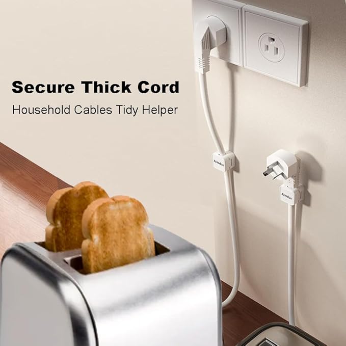 Magnetic Cable Clips Cord Organizer Holder, Adhesive Phone Cable Wire Charger - Image 3