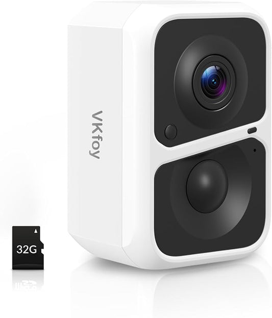 Vicohome 2K Battery-Powered WiFi Security Camera, Outdoor/Indoor by Redefineyourlifewithlens