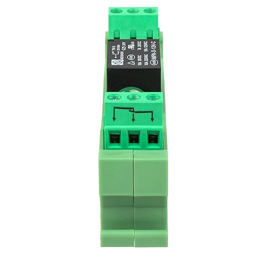 GUETNEU Relay Board, Relay Module 1 Channel 1 SPDT DIN Rail Mount 24V DC/AC - Image 3
