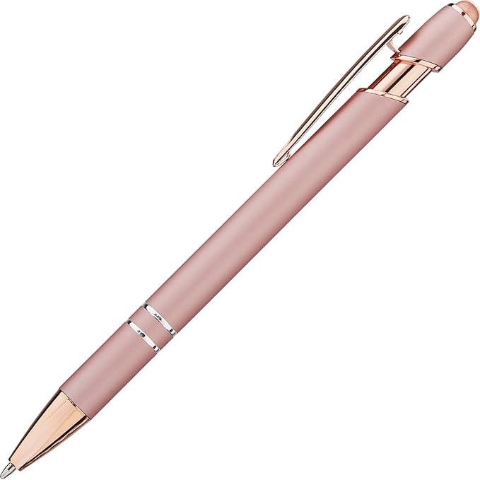 LINFANC 12 Pack Rose Gold Ballpoint Pen - Image 6