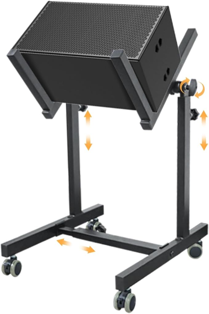 UPELLA Heavy Duty Amplifier Stand, Adjustable Amps Speaker Cabinet Stand Combo by UPELLA
