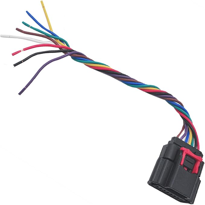Autowxjq Mass Air Flow Sensor Female Connector Plug Pigtail Harness Compatible by Autowxjq