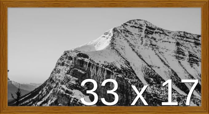 Frame It Easy 33 x 17 Hazel Wood Frame by FrameItEasy
