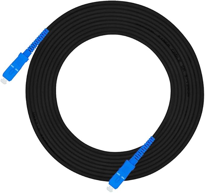 Jeirdus 300M SC Outdoor Armored Simplex 9/125 SM Fiber Optic Cable Jumper by Jeirdus