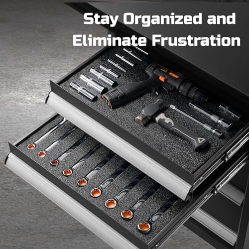 onreva tool box foam organizer 48x24x2 inch 1pc, package contents