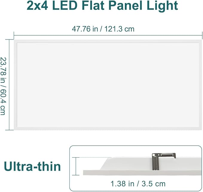 kadision 2x4 LED Flat Panel Light, 60W/50W/40W/30W/25W Adjustable, - Image 7