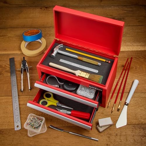 mini tool box - metal tool chest with showing dimensions