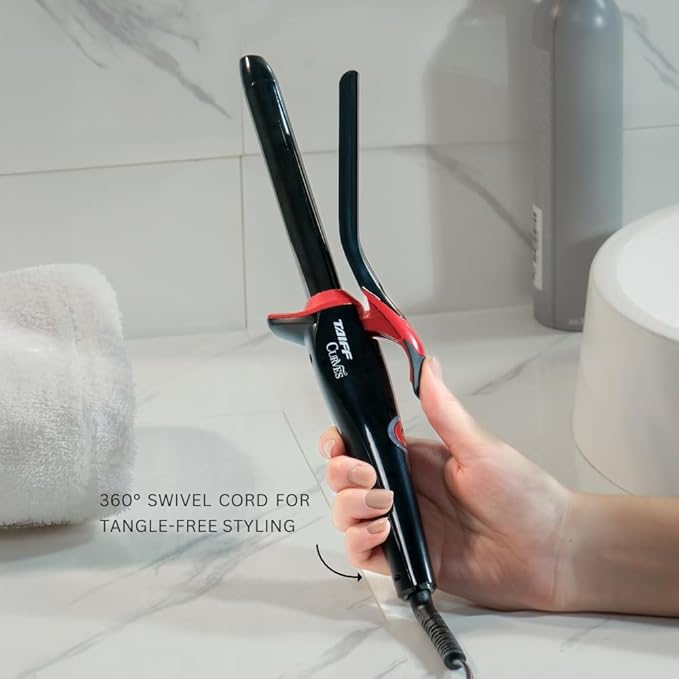 TAIFF Curves Professional Black Titanium Curling Iron – High-Performance Hair - Image 7