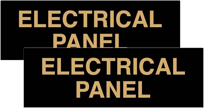 All Quality Basic Electrical Panel Sign by All+Quality
