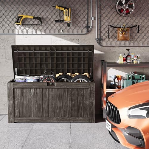 greesum outdoor storage box 120 gallon storage bin, package contents