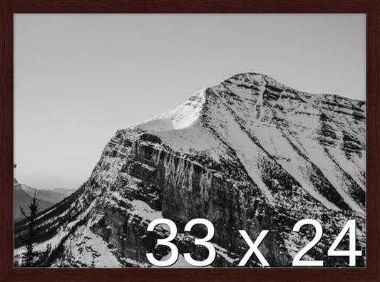 Frame It Easy 33 x 24 Merlot Wood Frame by FrameItEasy