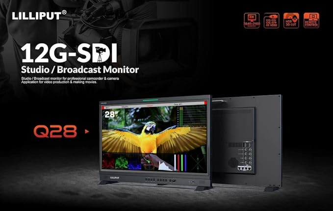 LILLIPUT Q28-VBP 28" 12G-SDI 12G-SDI and 4K HDMI 2.0 Professional Production - Image 4