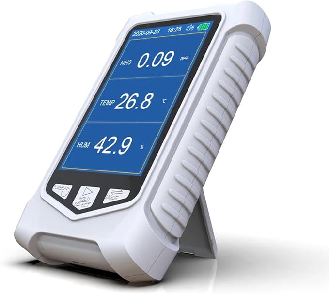 NH3 Meter Ammonia Air Quality Monitor Portable Ammonia Gas Detector Handheld - Image 9