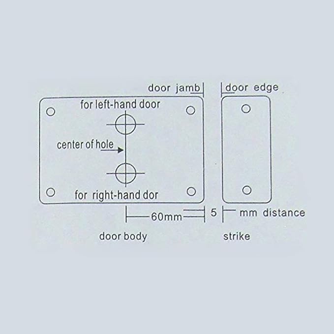 AMOCAM Electric Electronic Door Lock 6pcs Computerized Doted Keys DC 12V - Image 8