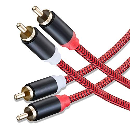 RCA Cable 10Ft, 2Rca Male to 2-RCA Male Audio Stereo Subwoofer Cable - Image 2