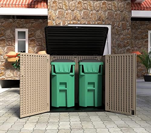 homspark storage shed weather resistance, multi-purpose outdoor storage, view 9