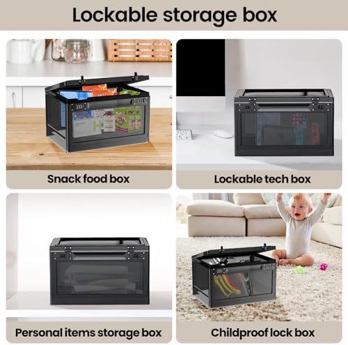 large medicine lock box for safe medication,24 litre on a desk or shelf