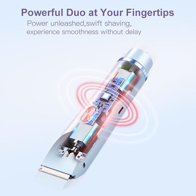 Bikini Trimmer for Women 2 in 1 Dual Head - Image 4