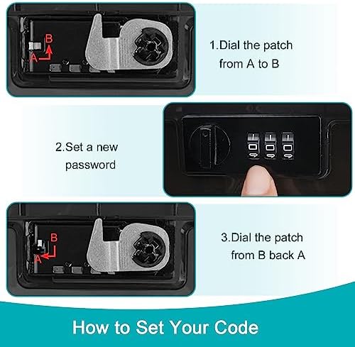 lalifebuss combination lock boxes for personal items, lockable, package contents