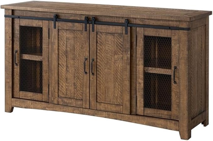 Martin Svensson Home Rustic 65” Solid Wood TV Stand by MartinSvenssonHome