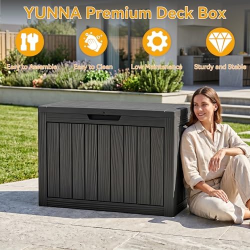 50 gallon outdoor & indoor deck storage box, package contents
