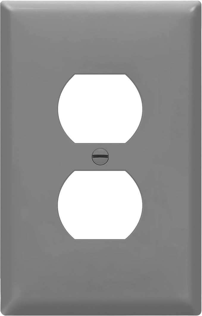 ENERLITES Duplex Receptacle Outlet Wall Plate, Electrical Outlet Cover by Enerlites