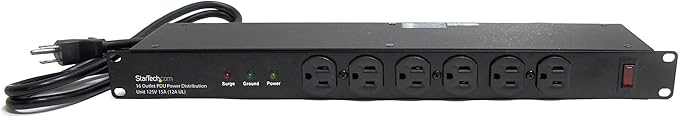 StarTech.com 16 Outlet Horizontal 1U Rack Mount PDU Power Strip by StarTech