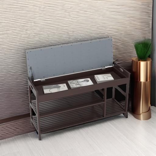 2-tier shoe rack bench with flip-top storage, 36", package contents