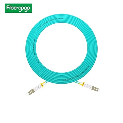 Fibergaga 1m OM3 LC to LC Fiber Patch Cable, 10GB/40GB Multimode Duplex - Image 5