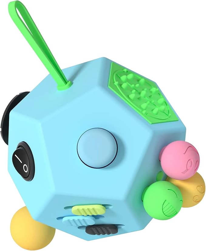 Fidget Dodecagon –12-Side Fidget Toys Cube Relieves Stress and Anxiety Anti by DoDoMagxanadu