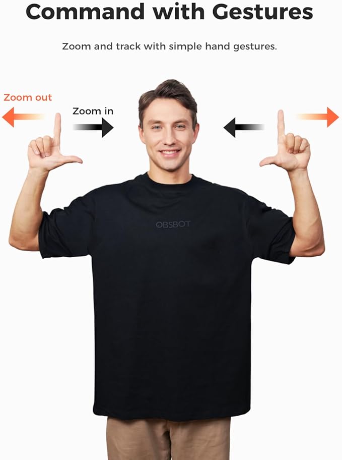 OBSBOT Tiny 2 Lite 4K Webcam for PC, AI Tracking PTZ Streaming Camera - Image 6