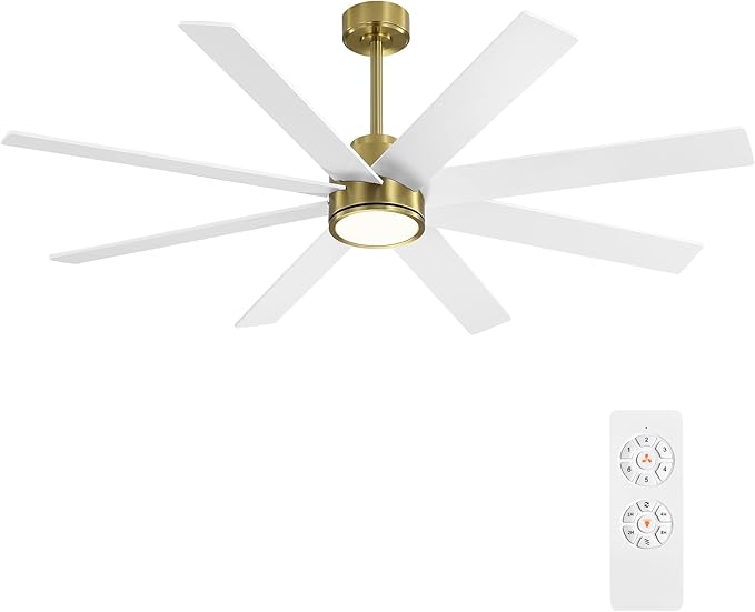 WINGBO 60" Large DC Ceiling Fans by HomePage