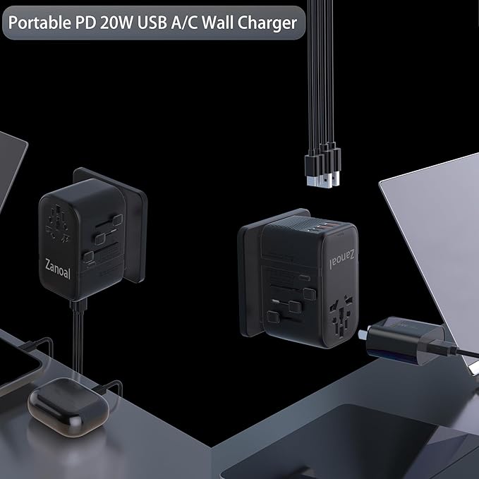 220V to 110V Voltage Converter, US to Europe Travel Converters, Universal - Image 6