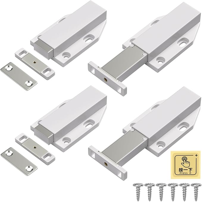 Magnetic Push to Open Jiayi Push Release Magnet Cabinet Door Latch, Push Open by Jiayi
