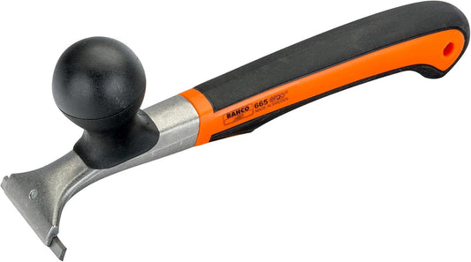 Bahco BAH665 Ergo Carbide Blade Scraper with 2-1/2" Blade, Heavy-Duty Hand Tool for Paint, Rust, & Adhesive Removal on All Surfaces, with Ergonomic Handle & Extra-Wide Blade for High-Strength Scraping | Paint, Rust And Adhesive Removal, All-Surface Use